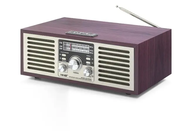 Bluetooth Nostaljik Hoparlör Fm 33 X 18 X 12.9 Cm NS6686BT