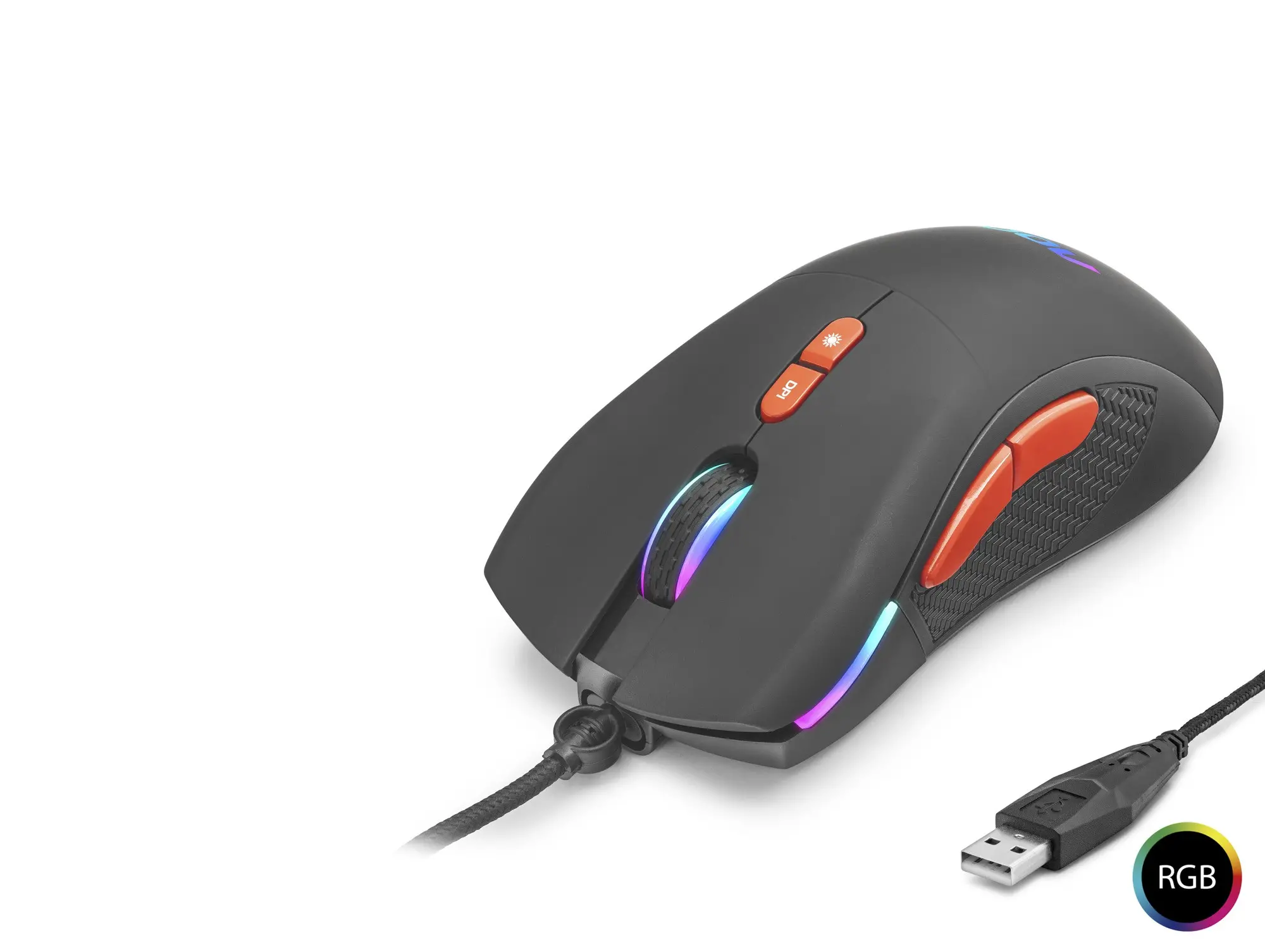 Mouse Optik Ayarlanabilir Dpi Usb Rgb - Siyah GM180B/LA