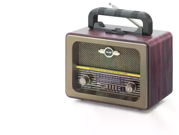 Bluetooth Nostaljik Hoparlör Fm 23.5 X 12 X 19 Cm NS8073BT