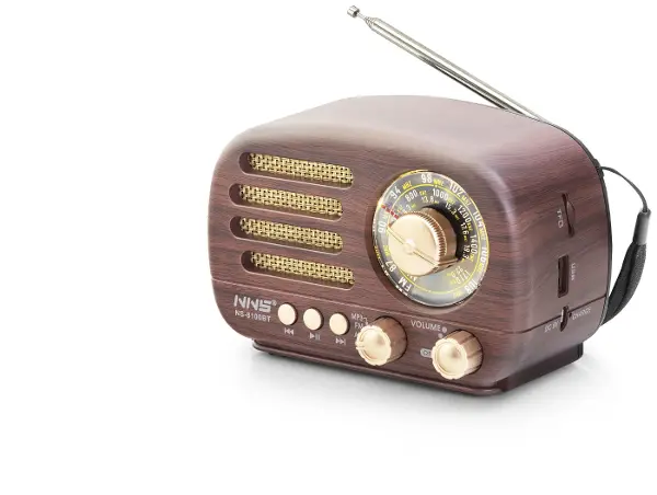 Bluetooth Nostaljik Hoparlör Fm 14.3 X 8 X 9.4 Cm NS8100BT