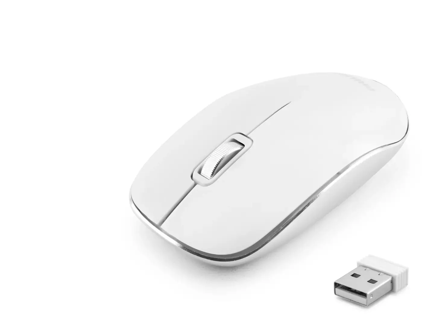 Sessiz Kablosuz Mouse Optik 800/1200 Dpi - Beyaz SPK7323WS