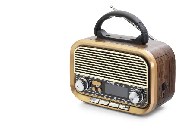 Bluetooth Nostaljik Hoparlör Fm 20 X 10.2 X 14.5 Cm NS7773BT