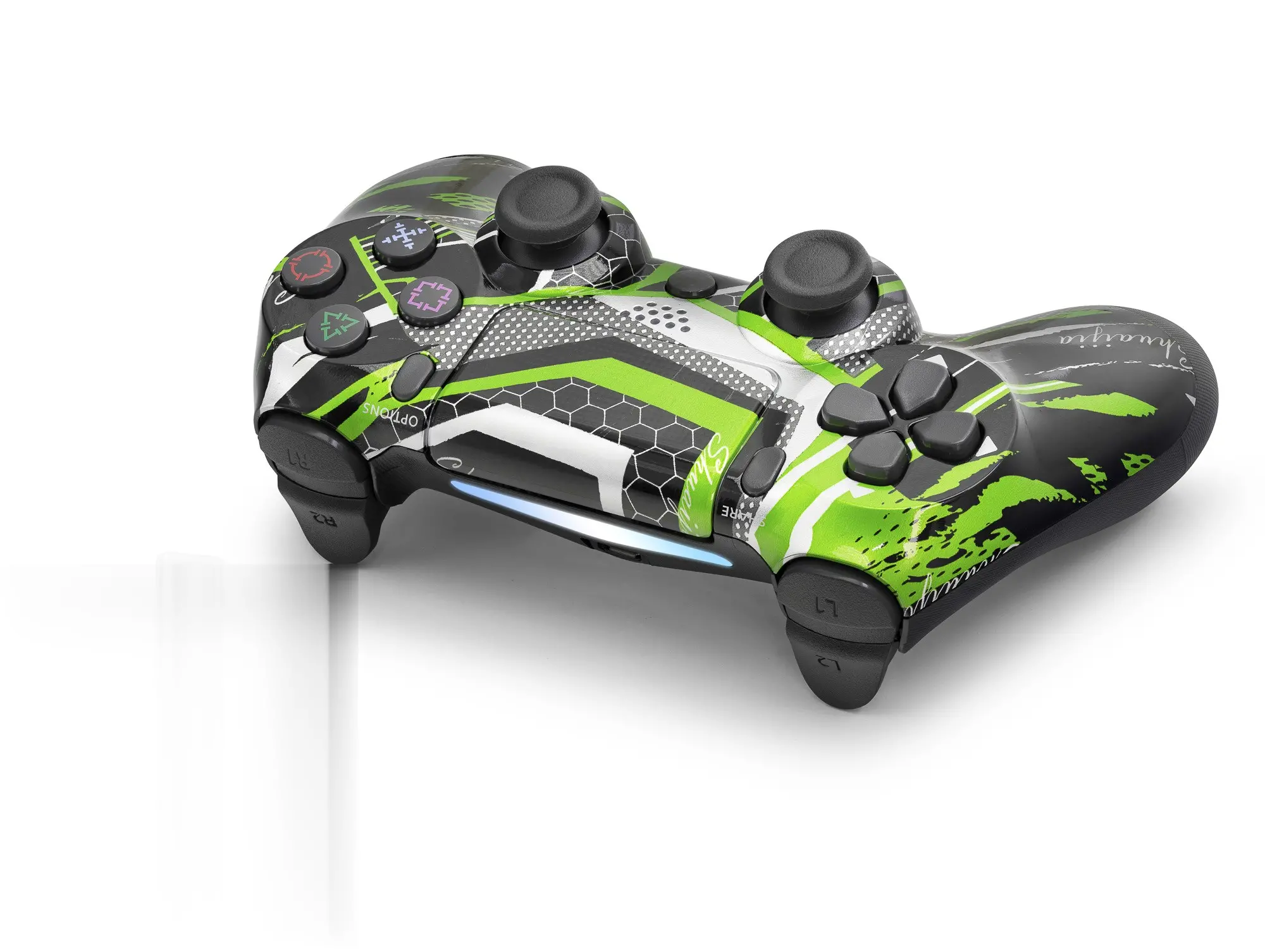 Gamepad Ps4 Uyumlu - Yeşil Siyah ND400AK