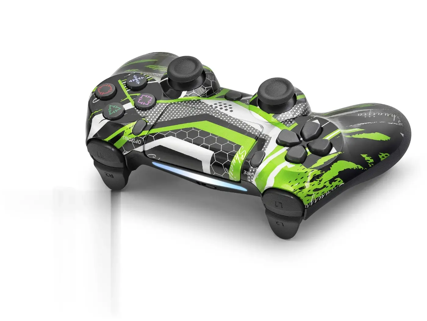 Gamepad Ps4 Uyumlu - Yeşil Siyah ND400AK