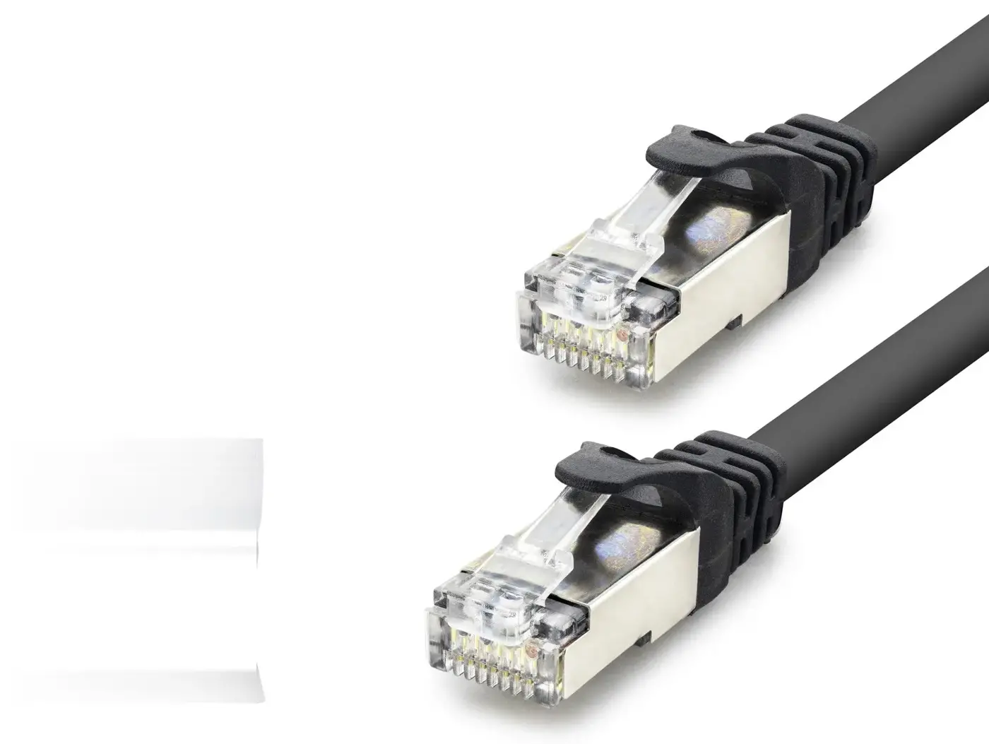 Cat7 Ethernet Patch Kablosu 10 Gbps 600 Mhz 10 M - Siyah HDX5094