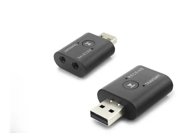 Usb Bluetooth Ses Verici + Alıcı Adaptör 2 In 1 - Siyah HD9006