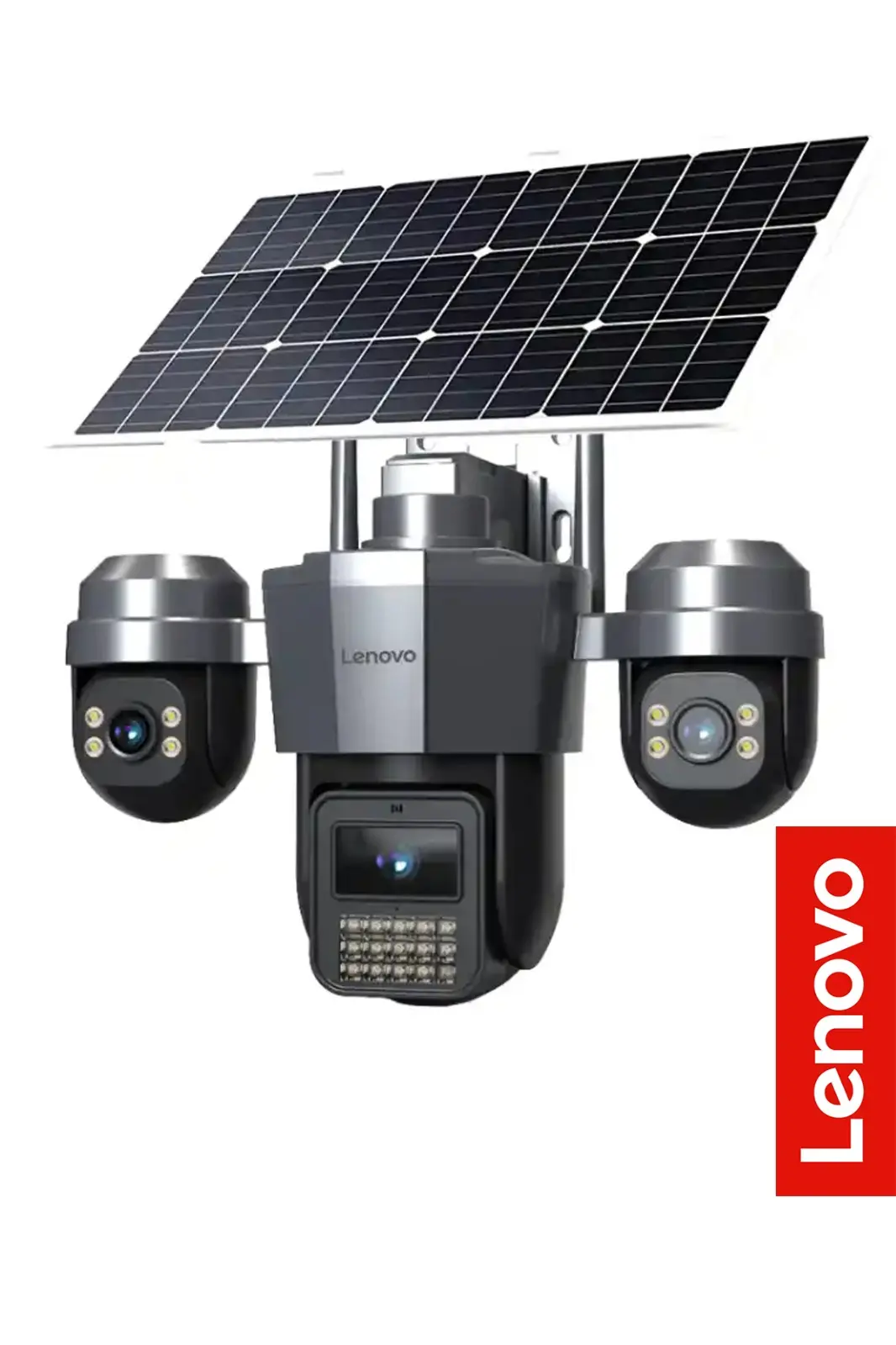 Smart Solar 4G Sim Kartlı Ip Güvenlik Kamerası 3 Lens 3X3Mp Aov Ptz W14CZ