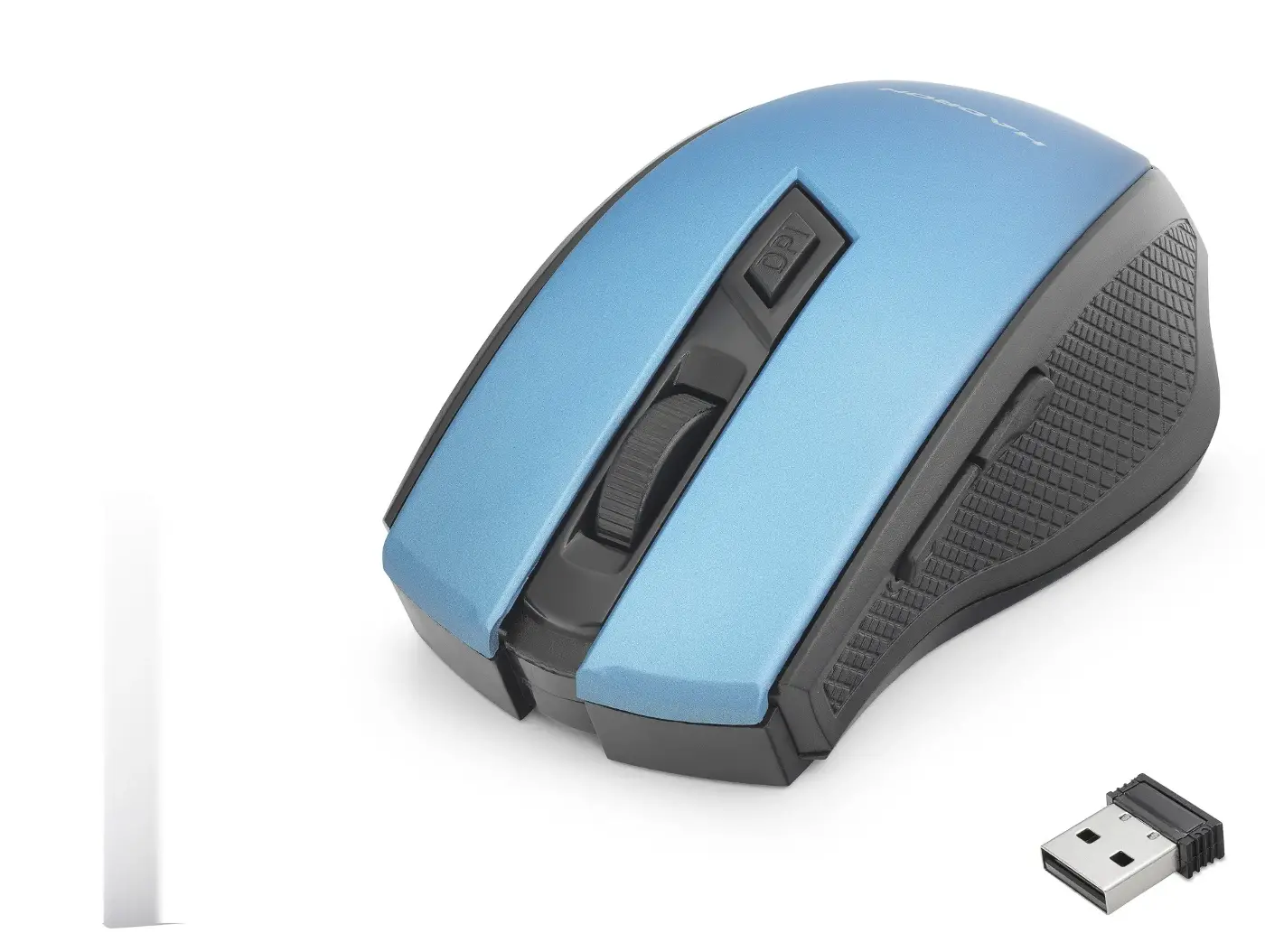 Kablosuz Mouse 800/1600 Dpi - Mavi Siyah HDX3404B
