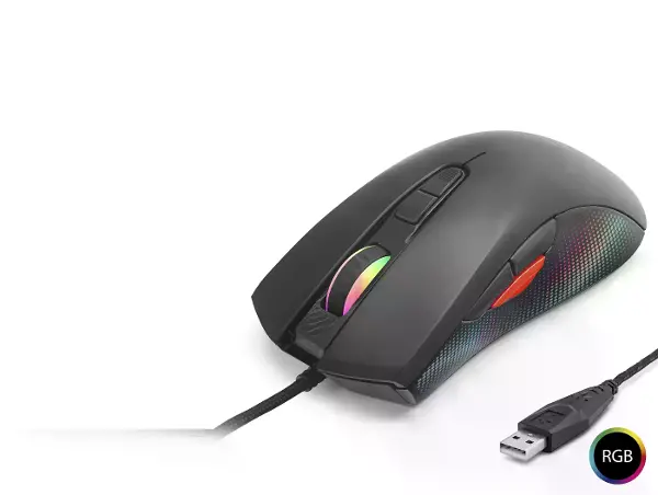 G802 Mouse 7200 Dpi 8 Tuş 1000 Hz Rgb - Siyah
