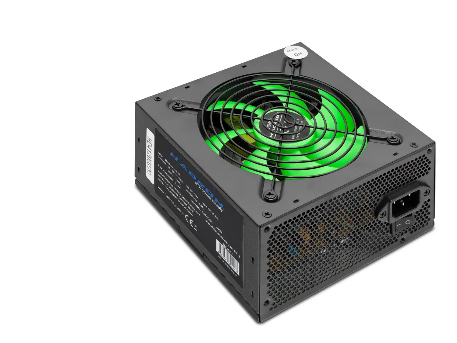 400W Atx Pc Güç Kaynağı Psu - 12Cm Fan - Kutulu - Siyah HD411