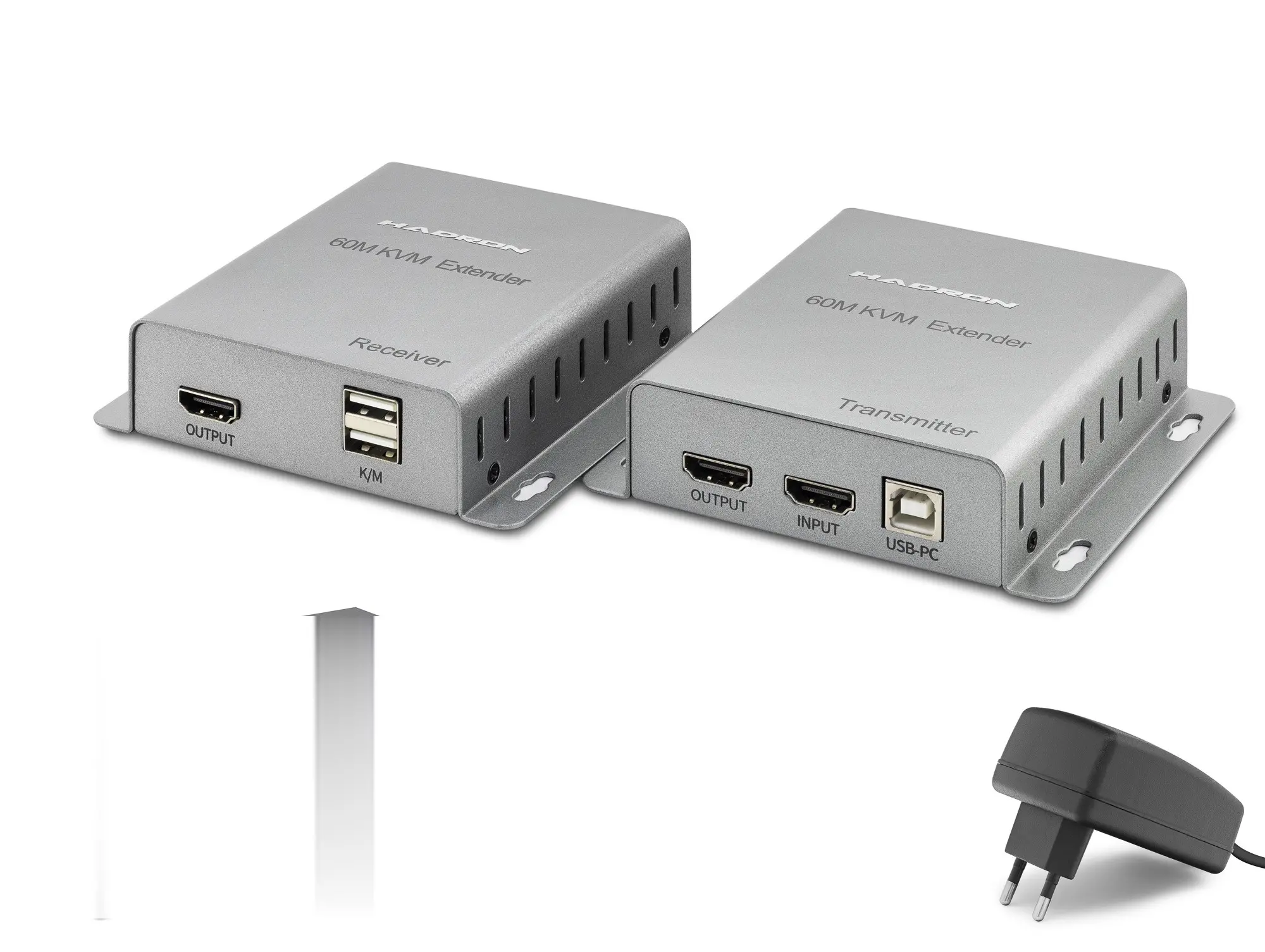 Hdmi Kvm Extender 4K 60 M - Gümüş HDX1355