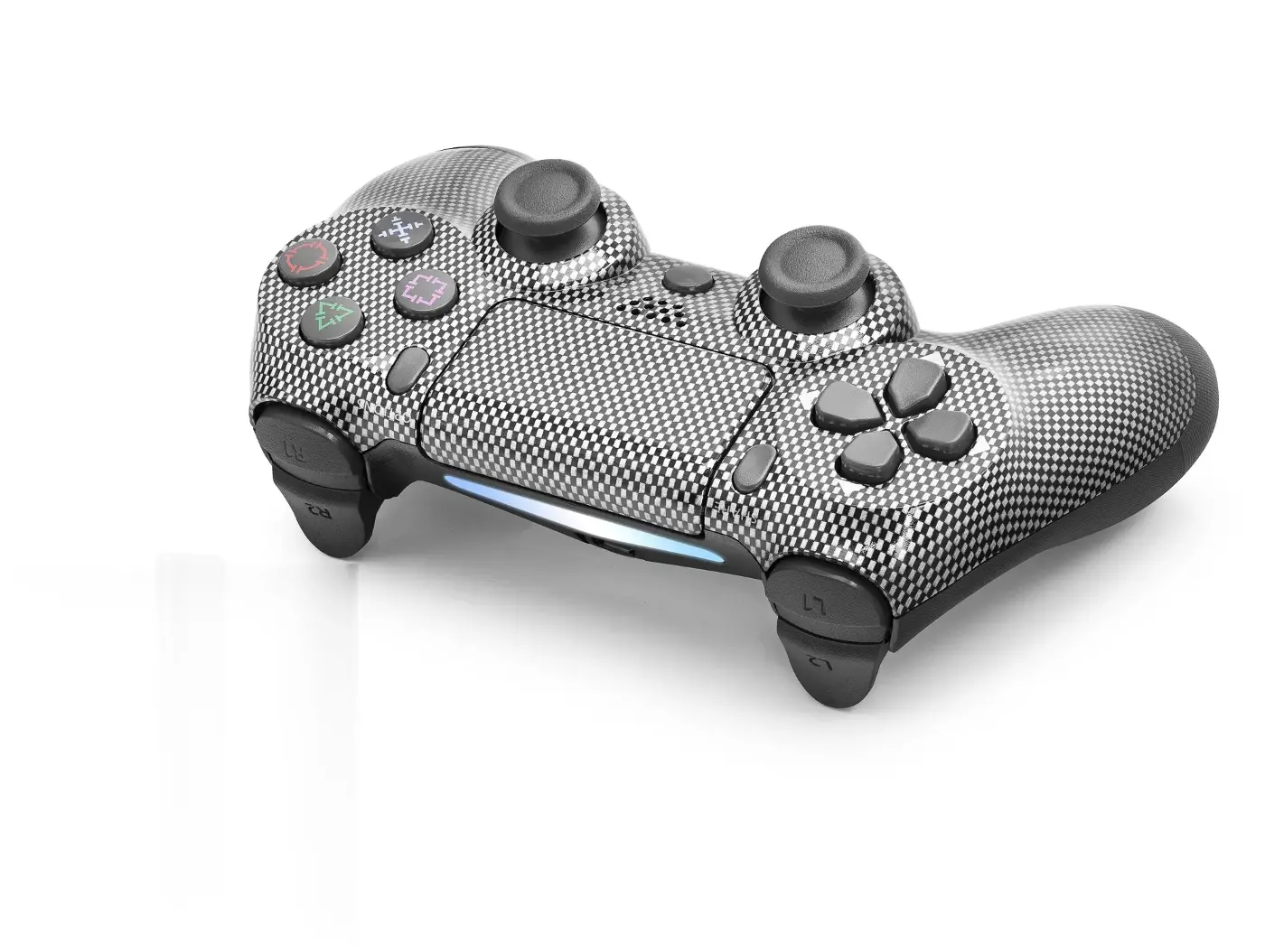 Gamepad Ps4 Uyumlu - Siyah Beyaz ND400X
