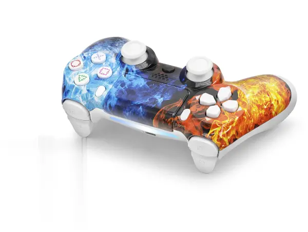 Gamepad Ps4 Uyumlu - Kırmızı Mavi ND400AM