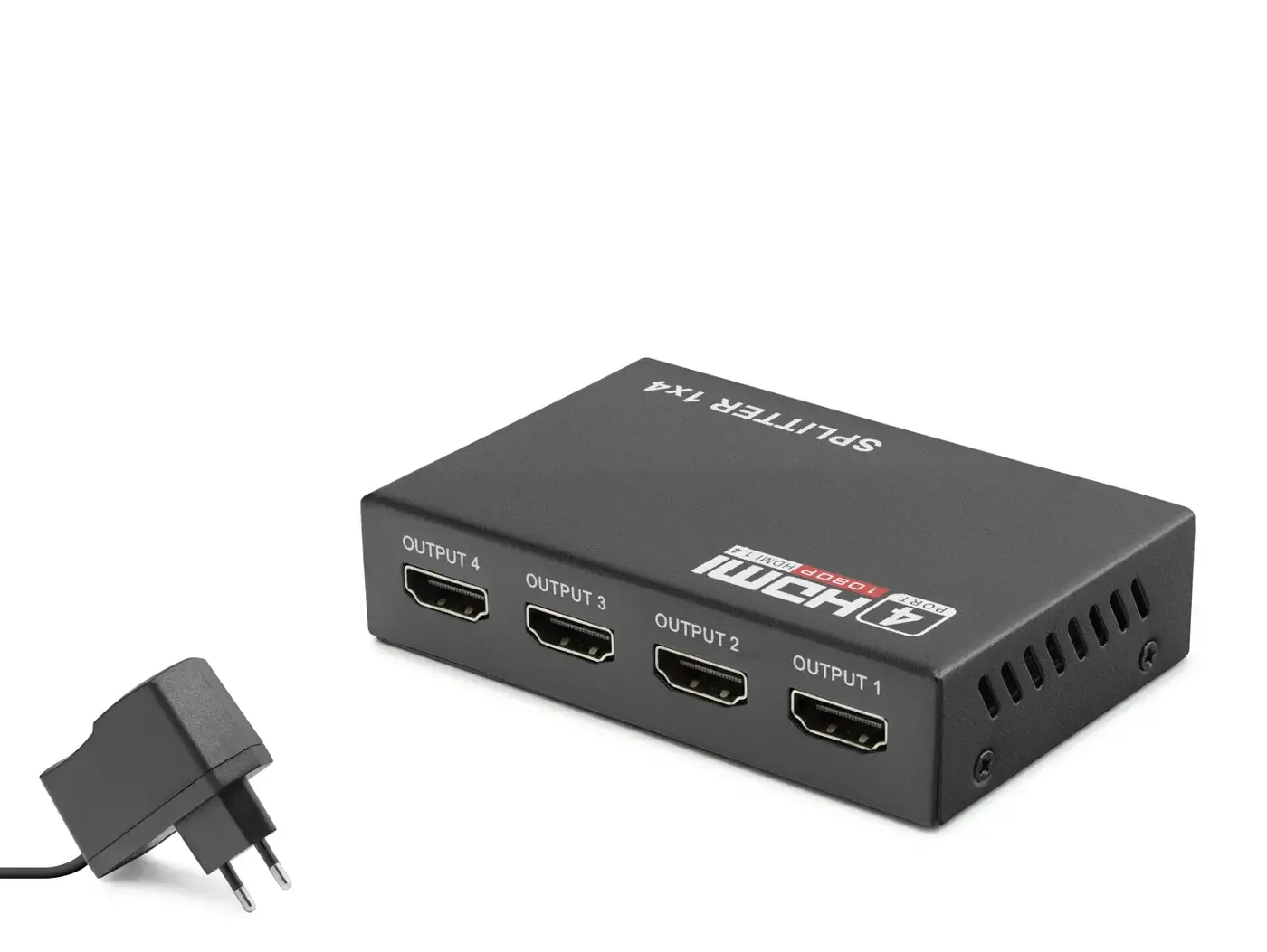 Hdmi Splitter 1080P 3D 1 In 4 Out - Siyah HDX1286