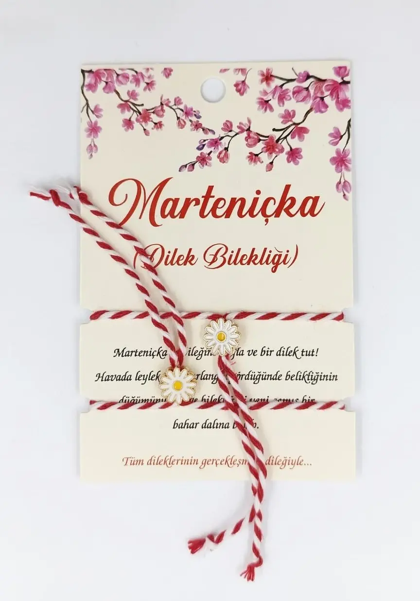 Marteniçka Bileklik 2'li Papatya Model