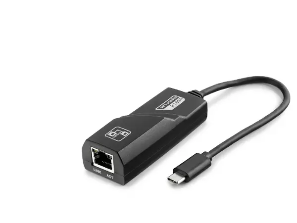 Type-C Usb Ethernet Adaptör 10/100 Mbps - Siyah HDX5275