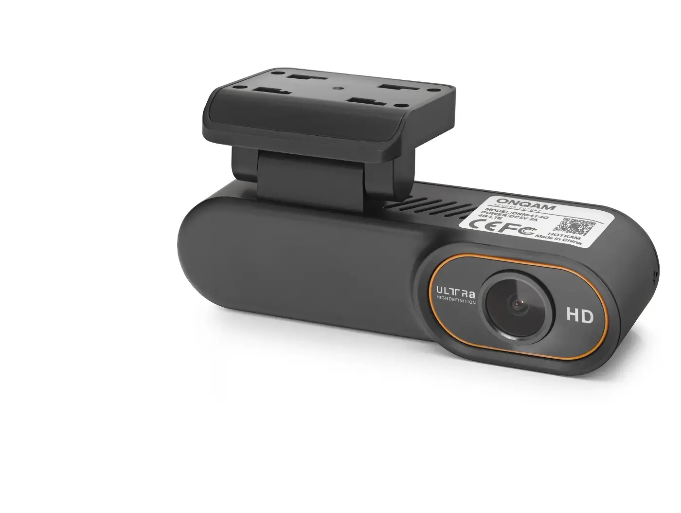 4G Sim Kartlı Araç Kamerası 3Mp Tek Lens Dash Cam - Siyah ONM-41