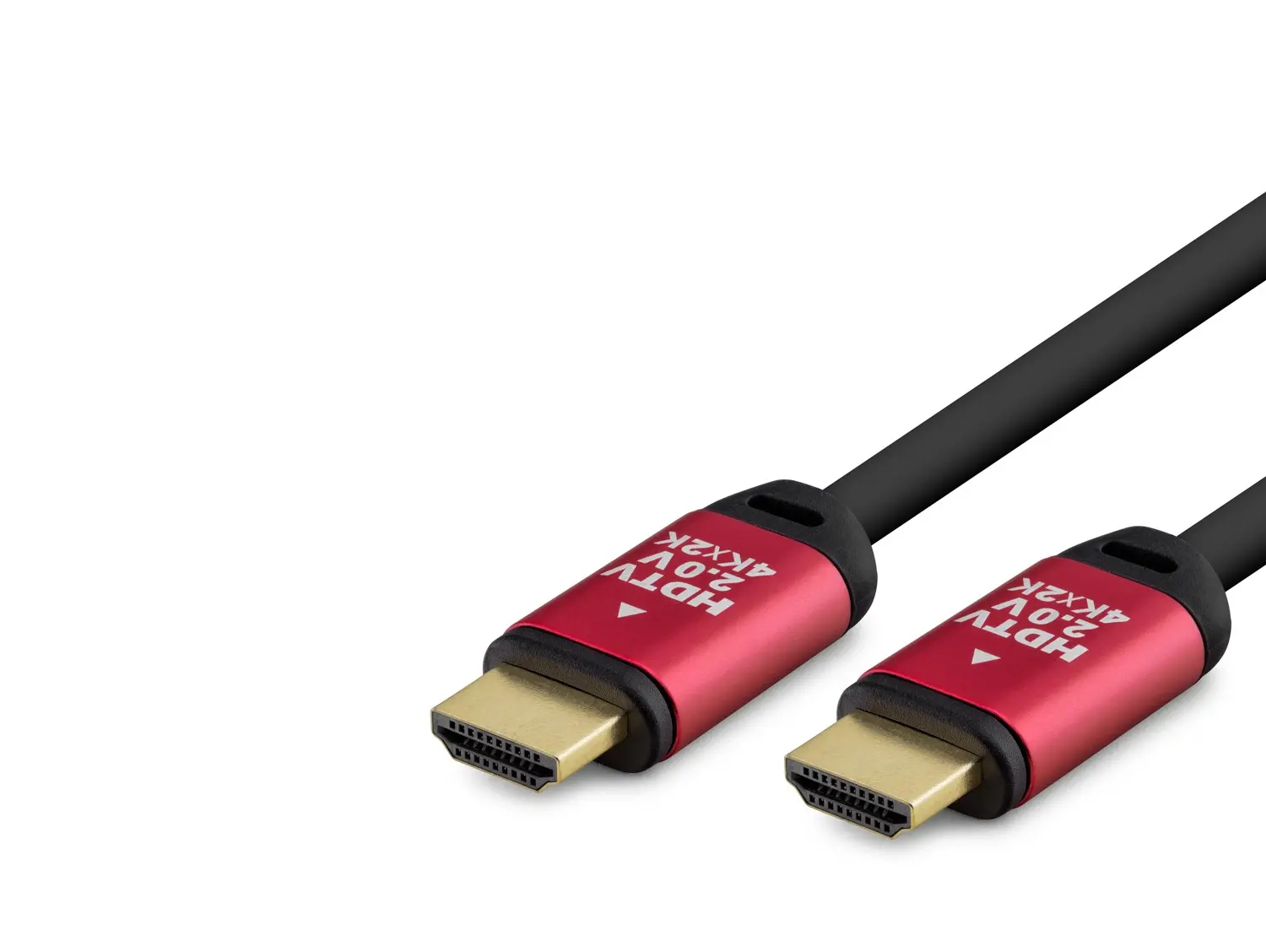 Hdmi 2.0 Kablo 4K Uhd Od 8.0 Mm 3 M - Siyah Kırmızı HDX2038