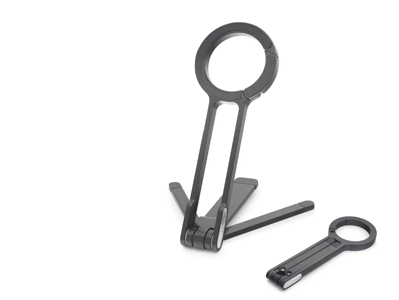Manyetik Katlanir Masaüstü Telefon Standi Metal - Siyah ND8030