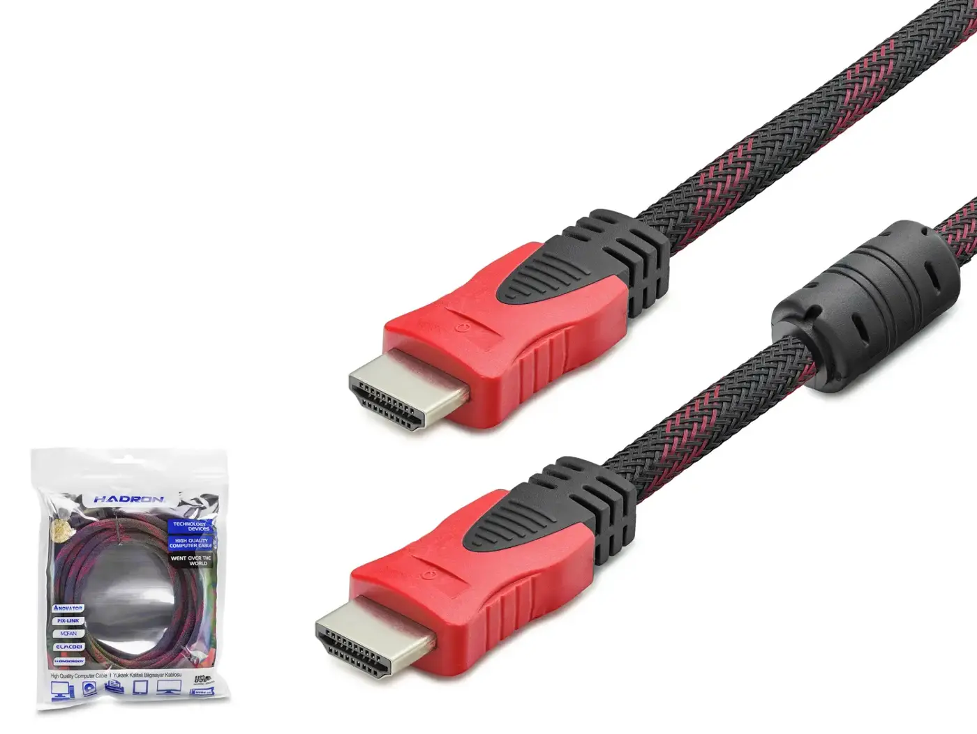 Hdmi Kablo 3 M - Siyah Kirmizi HDX2013