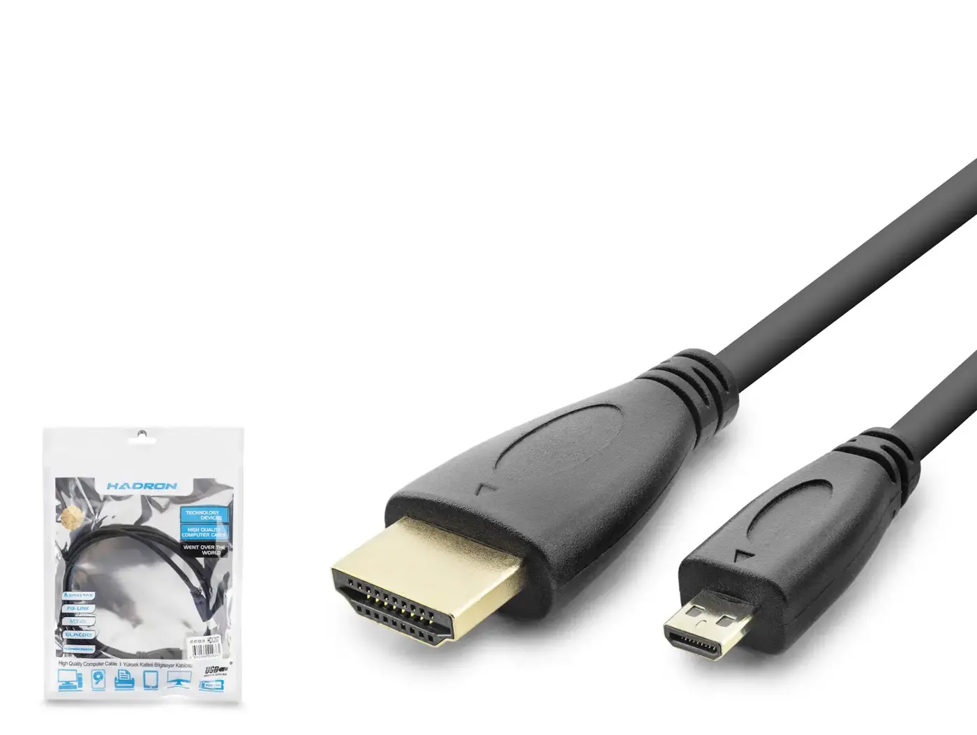 Hdmi To Micro Hdmi Kablo 1.5 M - Siyah HDX2007