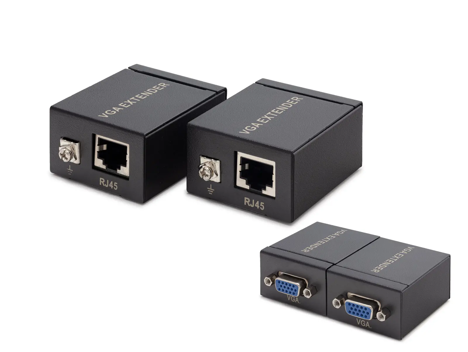 Vga Rj45 Extender Görüntü Aktarim Seti 60 M HDX1285