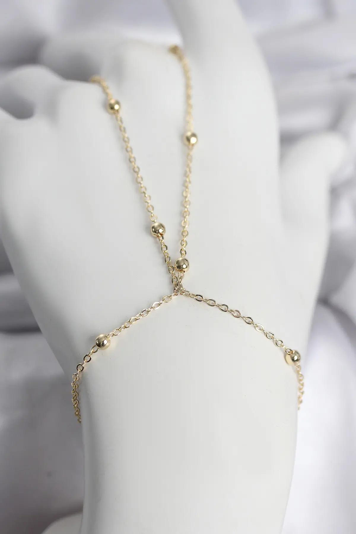 316L Çelik Gold Renk Top Zincirli Kadın Şahmeran TJ-SN742