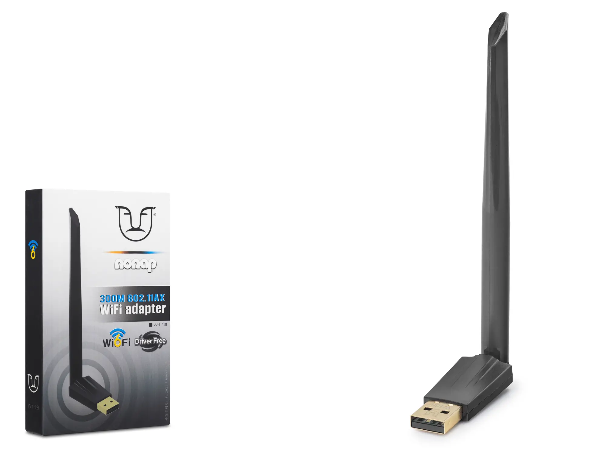 Usb Wifi Adaptör 300 Mbps Wifi 6 Dahua Dvr Uyumlu W118