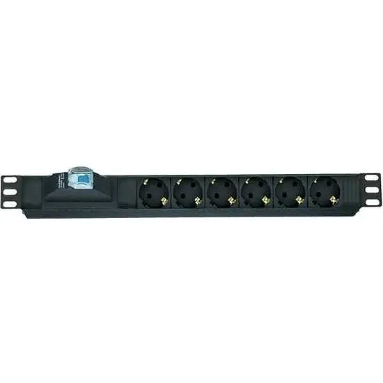 LN-PRZ-SGT-1U6P-SC 6xDIN49440 SOKETLİ SCHUKO GRUP PRİZ 1U 19”