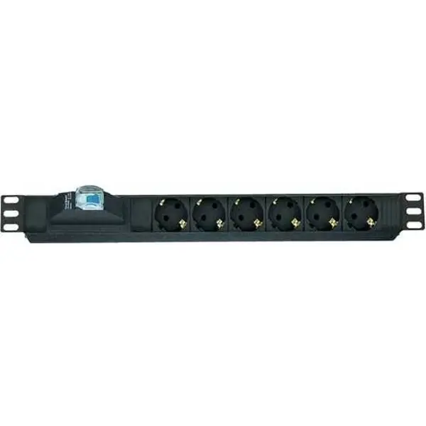 LN-PRZ-SGT-1U6P-SC 6xDIN49440 SOKETLİ SCHUKO GRUP PRİZ 1U 19”