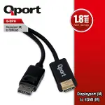 Q-DPH Q-DPH DISPLAY PORT (M) TO HDMI (F) 1.8 MT KABLO ÇEVİRİCİ DÖNÜŞTÜRÜCÜ-1