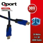 Q-HDMI30 to HDMI30 1.4 3D 30METRE ALTIN UÇLU KABLO-1