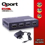 Q-SPL4 Q-SPL4 FULL HD 1 GİRİŞ 4ÇIKIŞLI HDMI SPLITTER (SİNYAL ÇOĞALTICI)-1