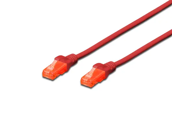 DK-1617-0025/R CAT6 0.25 Metre U-UTP PATCH KABLO (Kırmızı)