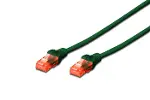 DK-1617-010/G Patch Kablo, U-UTP, CAT. 6, 1Metre, AWG 26/7, Cu, LSZH, Yeşil Renk-1