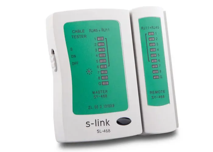 SL-468 Rj-45/Rj-11 Uyumlu Kablo Test Cihazı
