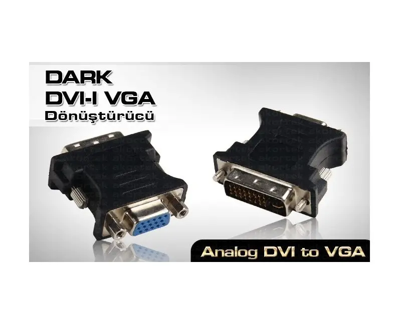 (DK-HD-ADVIXVGA) DVI-I ERKEK-VGA DISI DONUSTURUCU