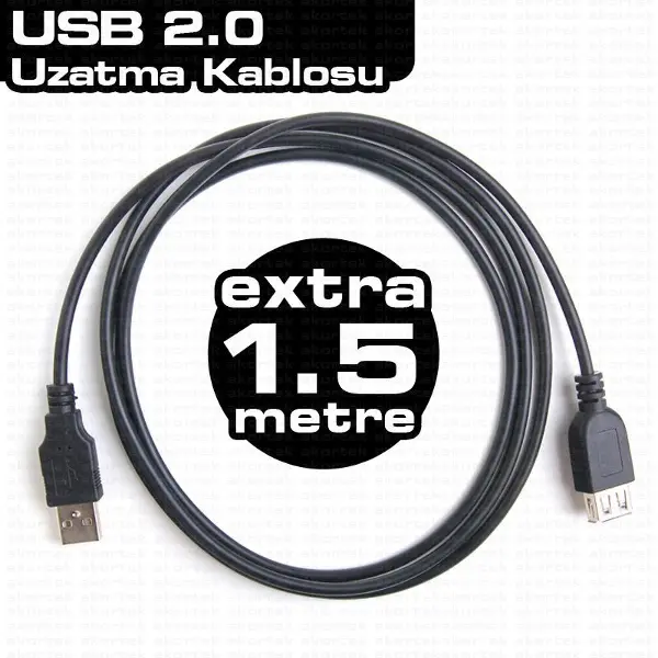 DK-CB-USB2EXTL150 USB 2.0 1.5M UZATMA KABLOSU