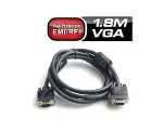 DK-CB-VGAL180 1.8M FERRIT CORE EMI/RFI FILTRELI VGA GORUNTU KABLOSU-1