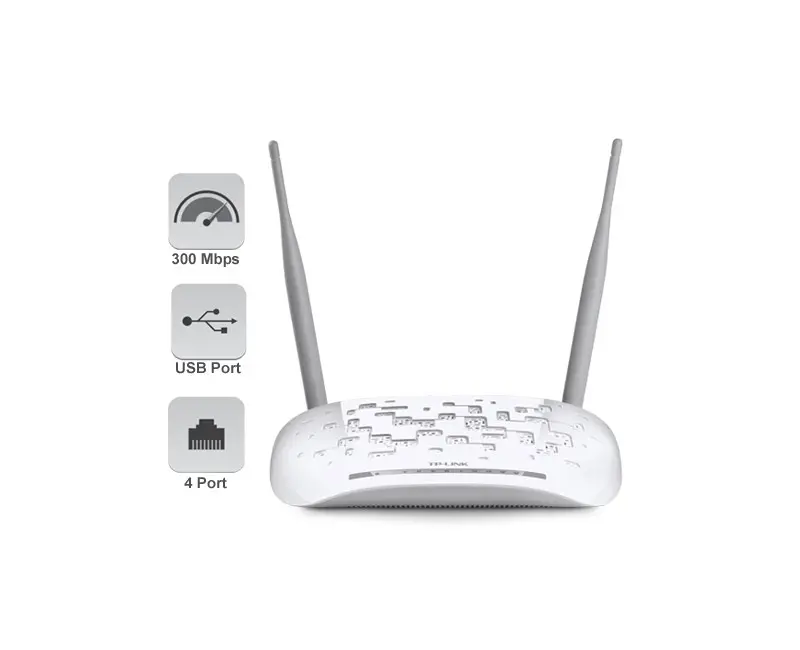 TD-W9970 4PORT ADSL/VDSL 300Mbps MODEM/ROUTER