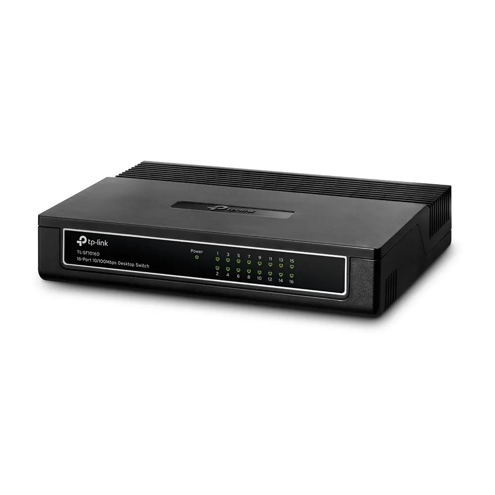 TL-SF1016D 16-Port 10/100Mbps Tak ve Kullan % 70 Enerji Tasarruflu Switch
