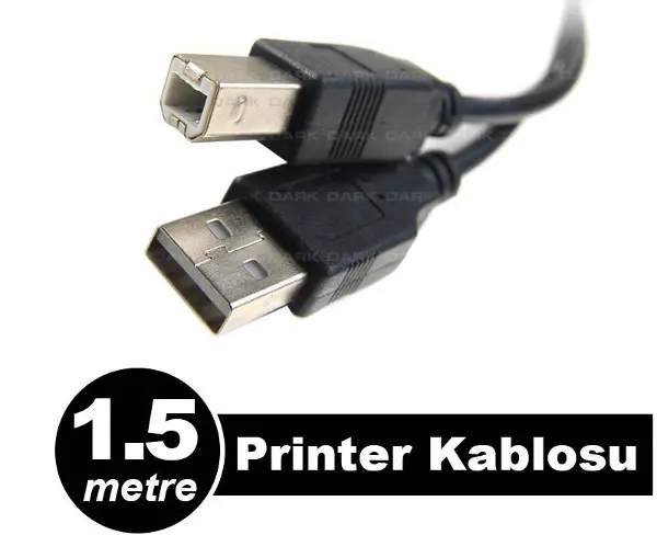 DK-CB-USB2PRNL150 USB 2.0 1.5M PRINTER VE DATA KABLOSU