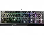 VIGOR GK30 TR GAMING KEYBOARD MEKANIK HISLI 6 BOLGE RGB LED AYDINLATMA SIVI DOKULMESINE DAYANIKLI OYUNCU KLAVYESI-1