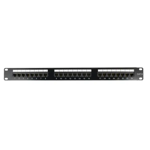 SP-CU624 24 PORT CAT6 UTP DOLU PATCH PANEL
