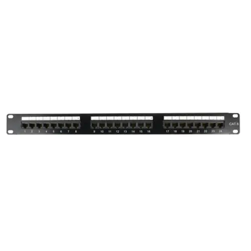 SP-CU624 24 PORT CAT6 UTP DOLU PATCH PANEL
