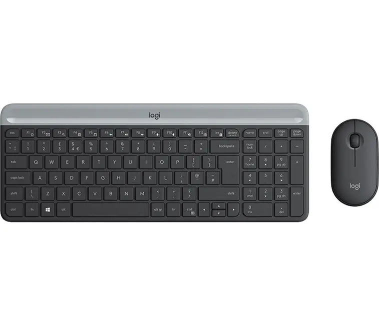 920-009435 MK470 Kablosuz Türkçe Q Siyah Klavye Mouse Set