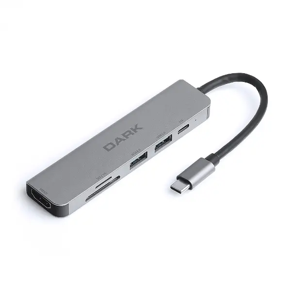 DK-AC-U31X38 USB3.1 TYPE-C TO 2xUSB3.0/TYPE-C/TF/SD HUB
