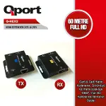 (Q-HEX2) 60 METRE CAT5/CAT6 HDMI EXTENDER DONUSTURUCU 2'lı PAKET-1