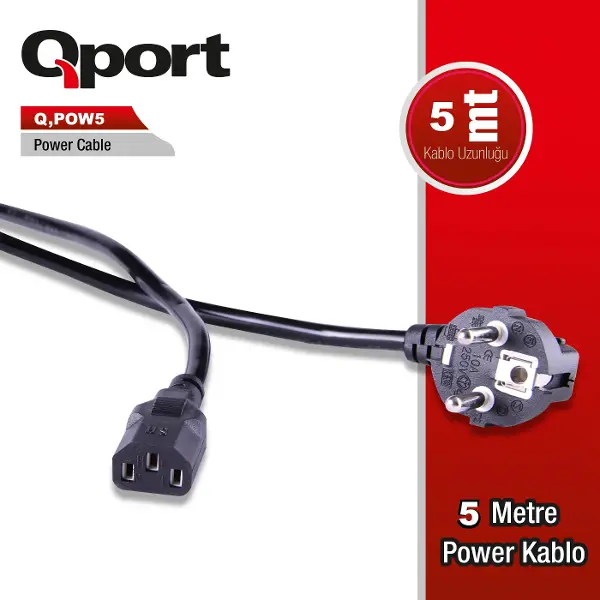5M POWER KABLOSU (Q-POW5)