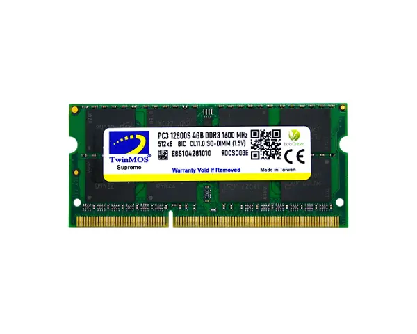 4 GB DDR3 1600MHz 1.5V SODIMM (MDD34GB1600N)
